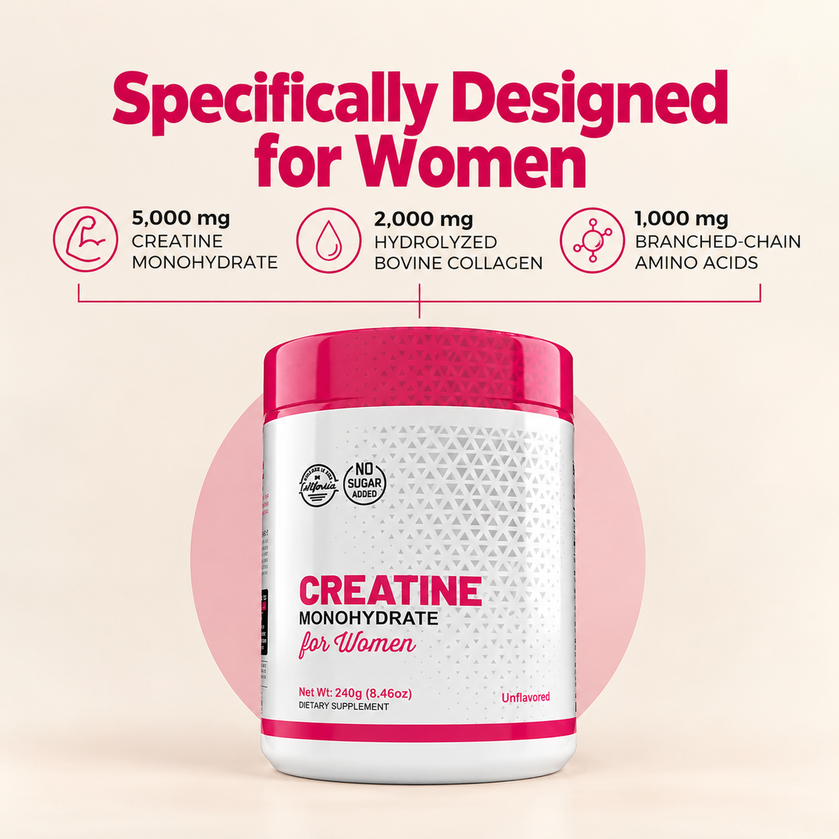 Creatina para mujeres: Special Glutes Formula