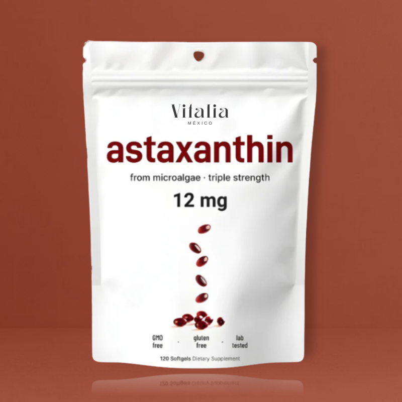 Astaxantina Premium – Antioxidante Natural para una Piel Radiante y Vista Saludable