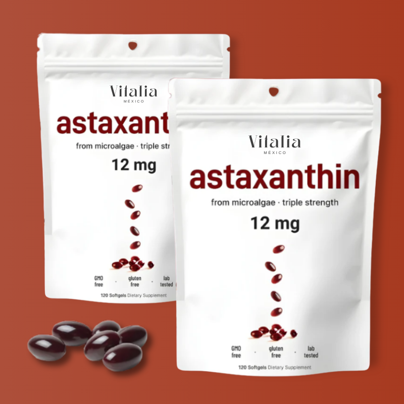 Astaxantina Premium – Antioxidante Natural para una Piel Radiante y Vista Saludable