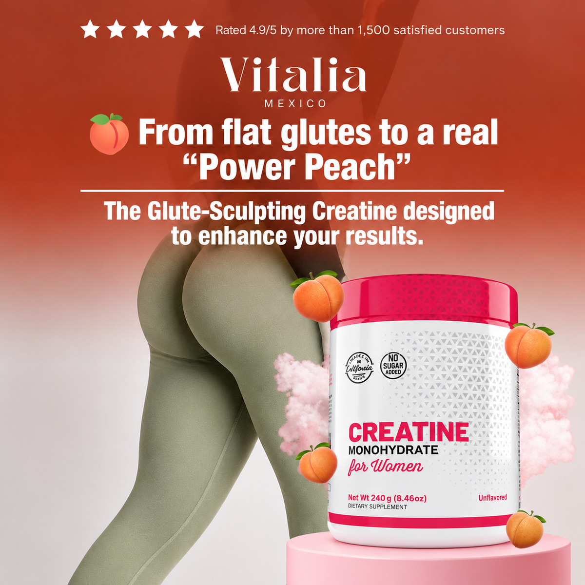 Creatina para mujeres: Special Glutes Formula