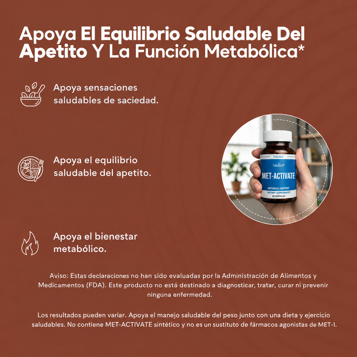 MET-Activate: Apoyo para el hambre y el metabolismo