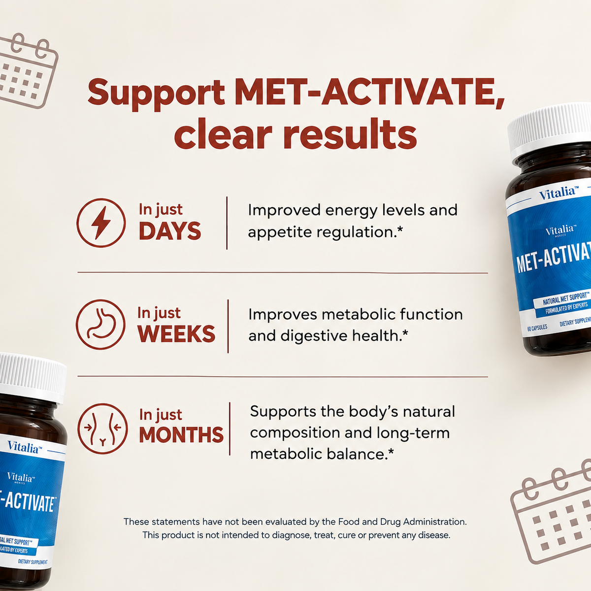 MET-Activate: Apoyo para el hambre y el metabolismo