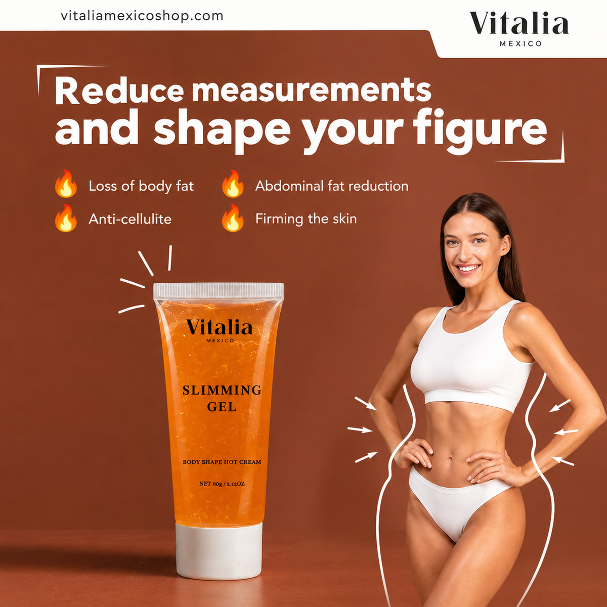 GlowSlim Gel – Gel Reductor y Moldeador Corporal